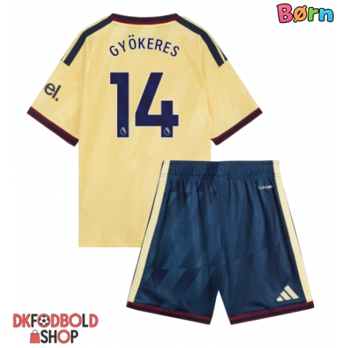 Arsenal Viktor Gyokeres #14 Tredje trøje Børn 2026-27 Kort ærmer (+ korte bukser)